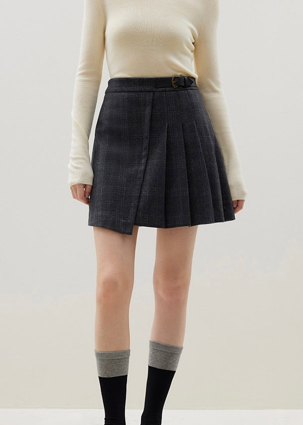 即納】ハーフプリーツオータムチェックスカート – IVY golf