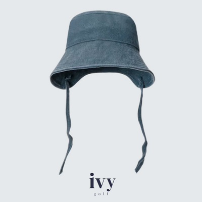 [UPF+50] Back window hat with neck strap