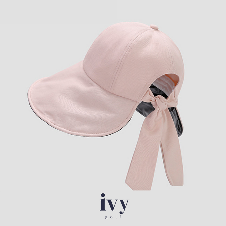 WAAC キャップ　リボン　美品　ゴルフ UPF50+】サンカットバックリボンキャップ – IVY golf