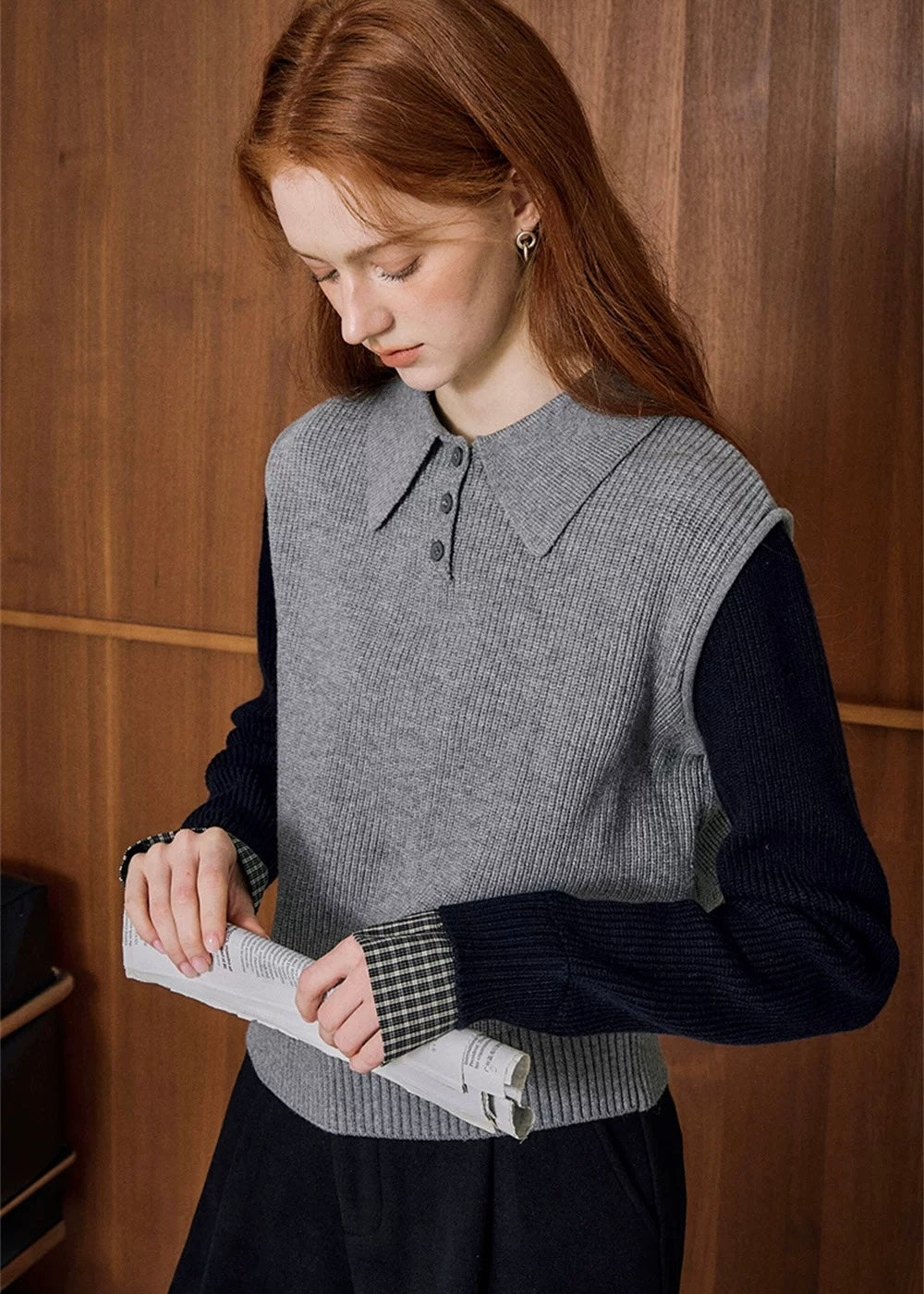 Malbon Golfニットトップ＋スカート セット 韓国風コーデ☘️ 美脚見せ Malbon マルボンゴルフ レディース トップス スカート 上下2点セット