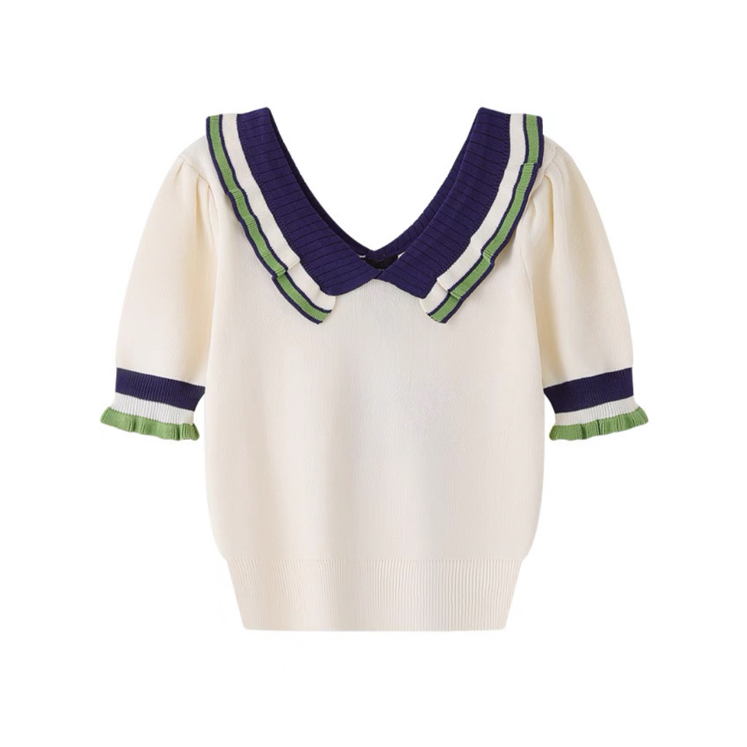 秋冬 ivy golf アイビーゴルフ ポログレースソフトニット　襟あり TOPS – IVY golf