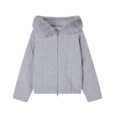 ファーフーディアリスボアブルゾン