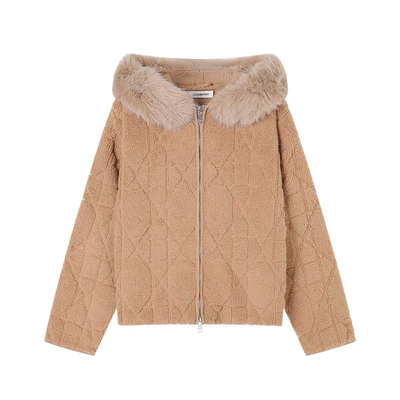 ファーフーディアリスボアブルゾン