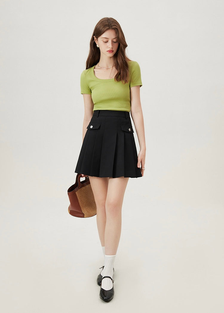 Front pleat Belcurott skirt