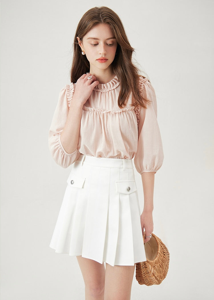 Front pleat Belcurott skirt