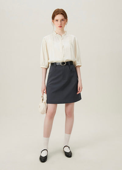 One -car jenchen box skirt