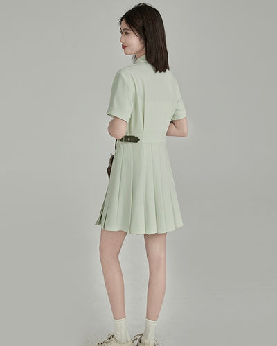 Docking shirt pleatsdress