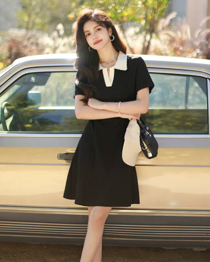 コントラストミリーポロワンピース – IVY golf