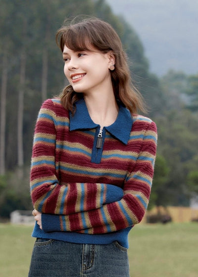 Stripe knit Sofia Tops