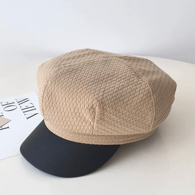 Simple tweed vera cap