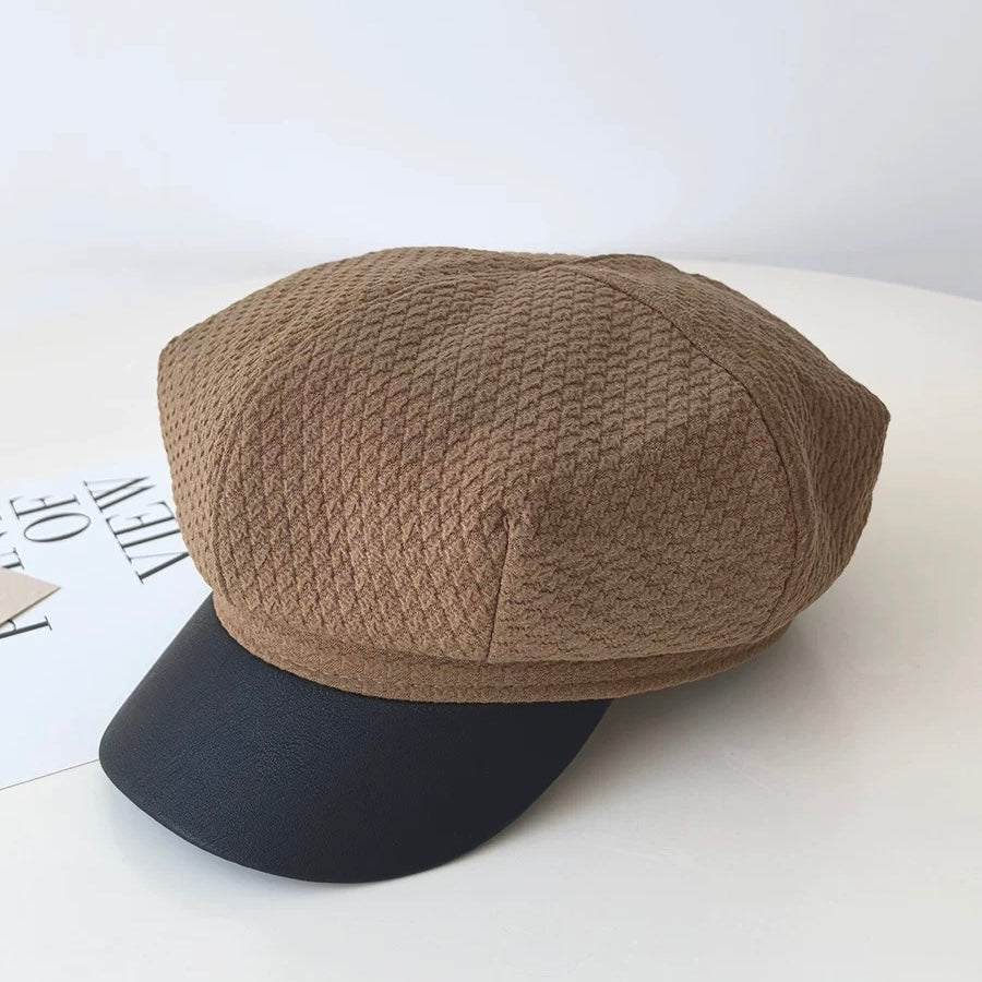 Simple tweed vera cap