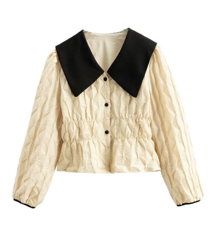 ギャザーキルトルーシーブルゾン