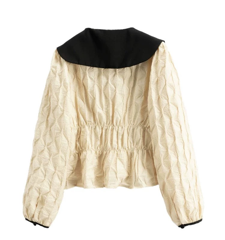 ギャザーキルトルーシーブルゾン