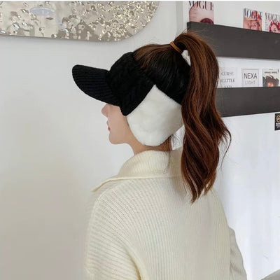 Warm Earmuff Sun Visor