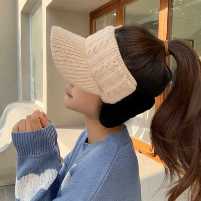 Warm Earmuff Sun Visor
