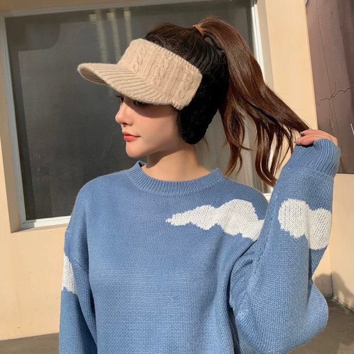 Warm Earmuff Sun Visor