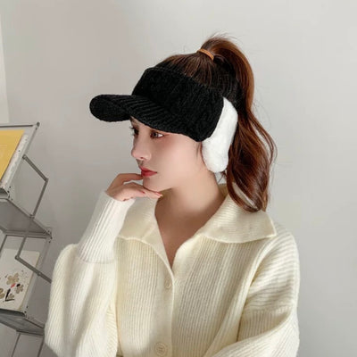 Warm Earmuff Sun Visor