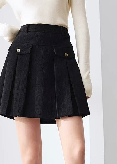 Double pocket pleated Elinas skirt