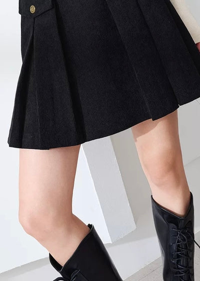 Double pocket pleated Elinas skirt