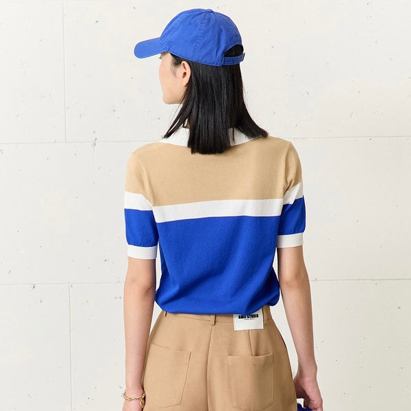 Tricolor Evaruli Polo Shirt