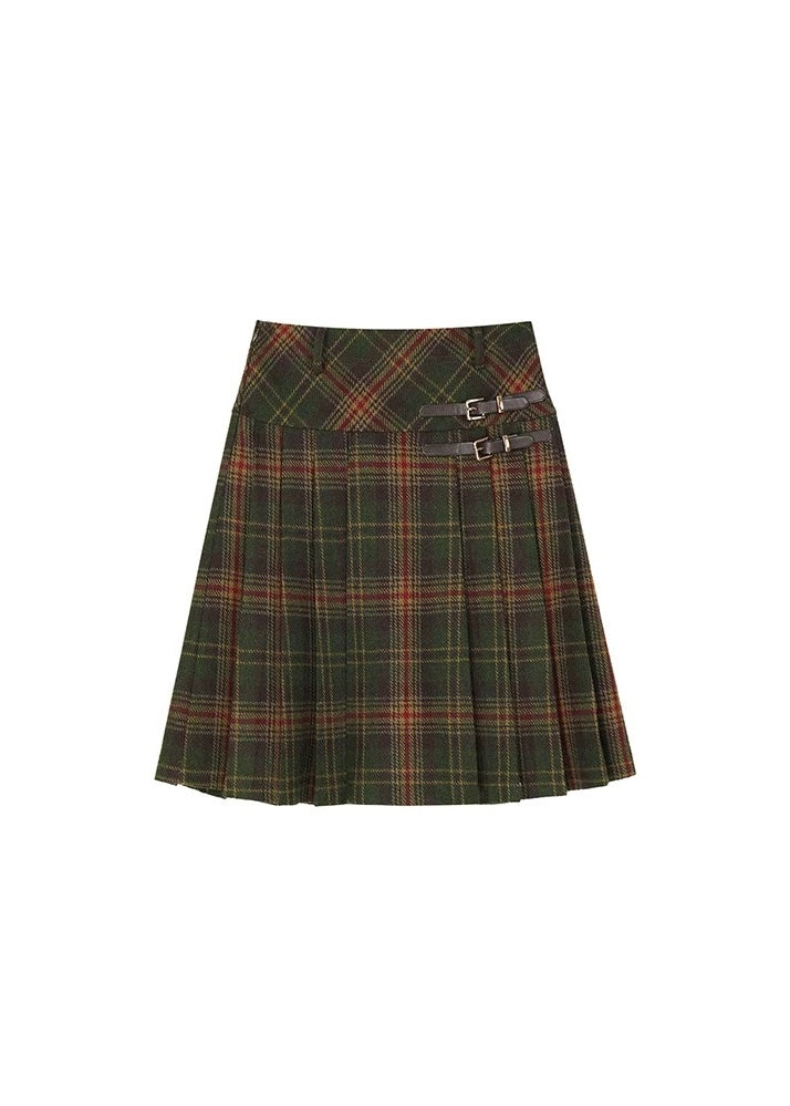 Plaid hotsell vinyl skirt