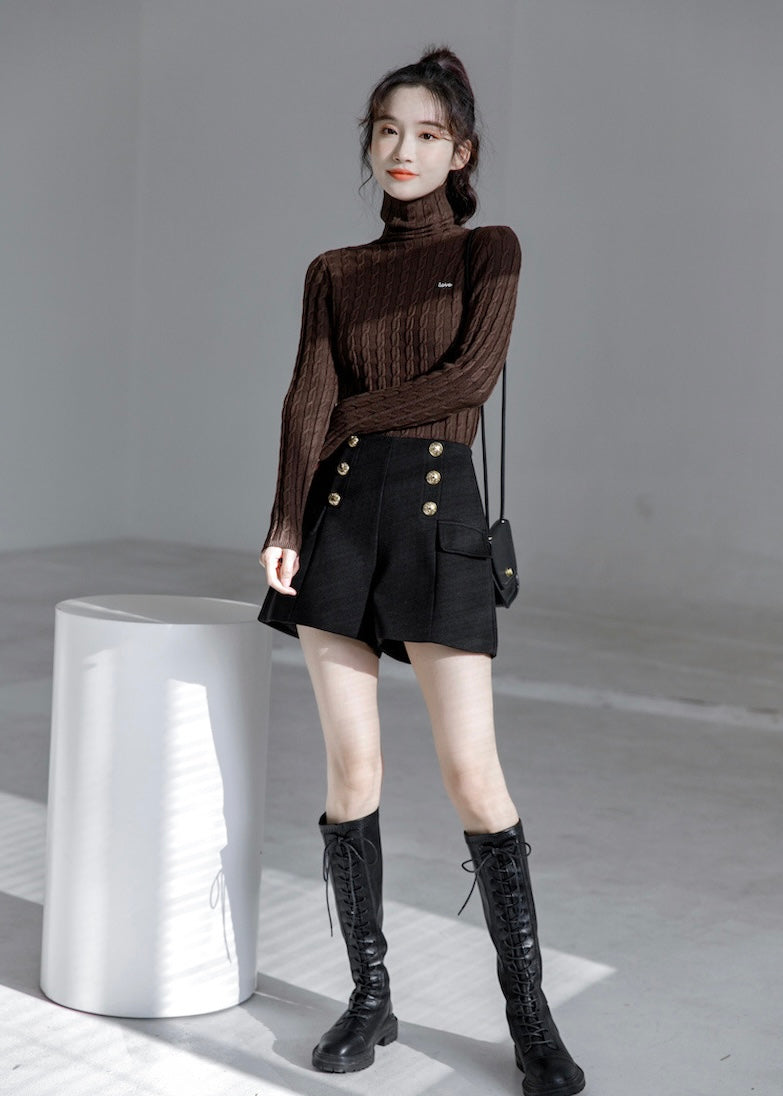 ゴールドボタンアメリアショートパンツ – IVY golf