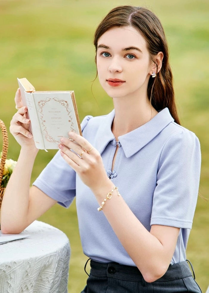 Feminine Touch Amelia Polo Shirt