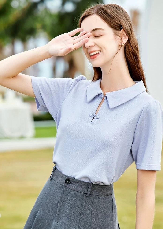 IVY GOLF トリコロールシェアーシャツ　ネイビー トリコロールシェアーシャツ – IVY golf
