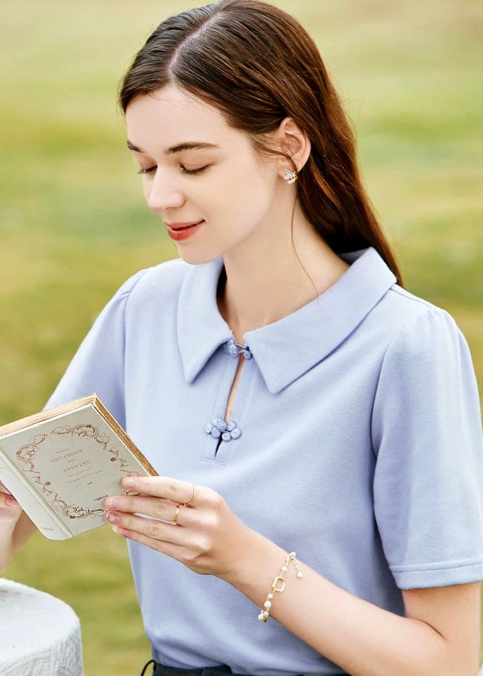 Feminine Touch Amelia Polo Shirt