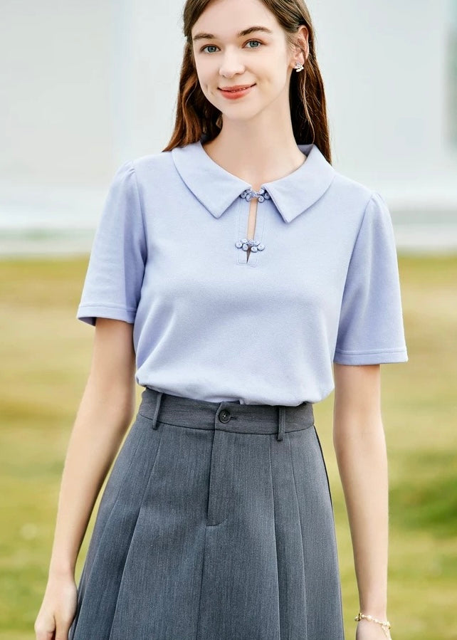 Feminine Touch Amelia Polo Shirt