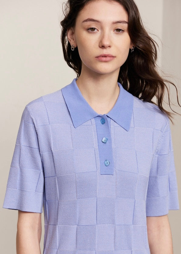 Square block checkdress