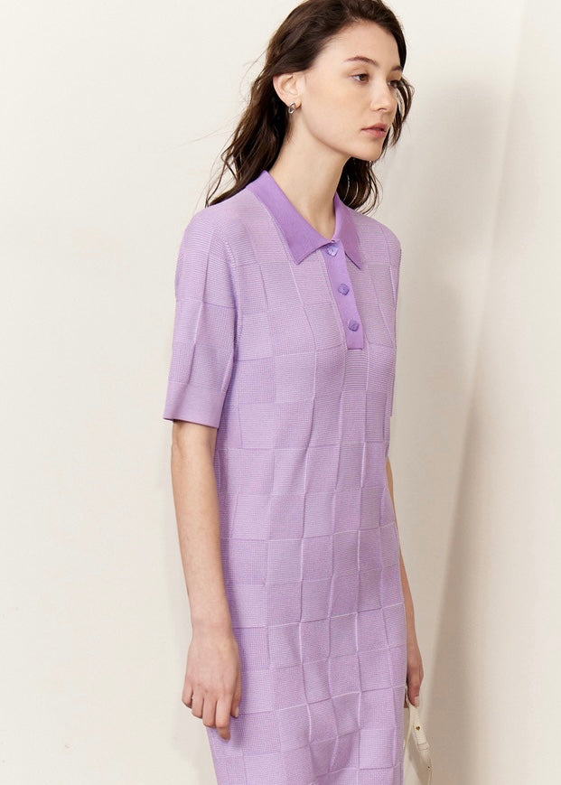 Square block checkdress