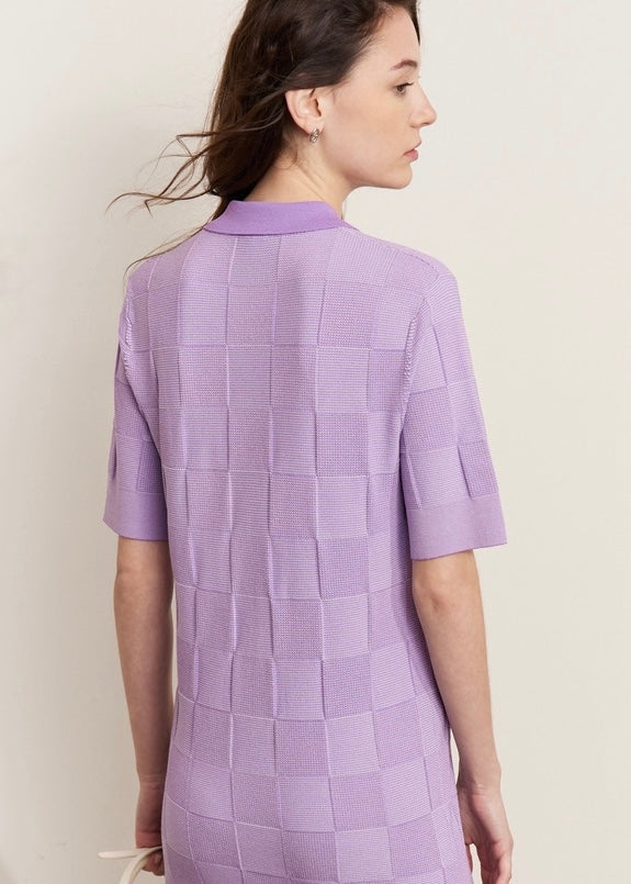 Square block checkdress