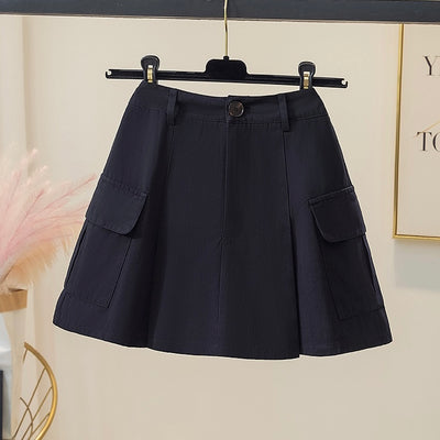 Big side pocket culottes skirt