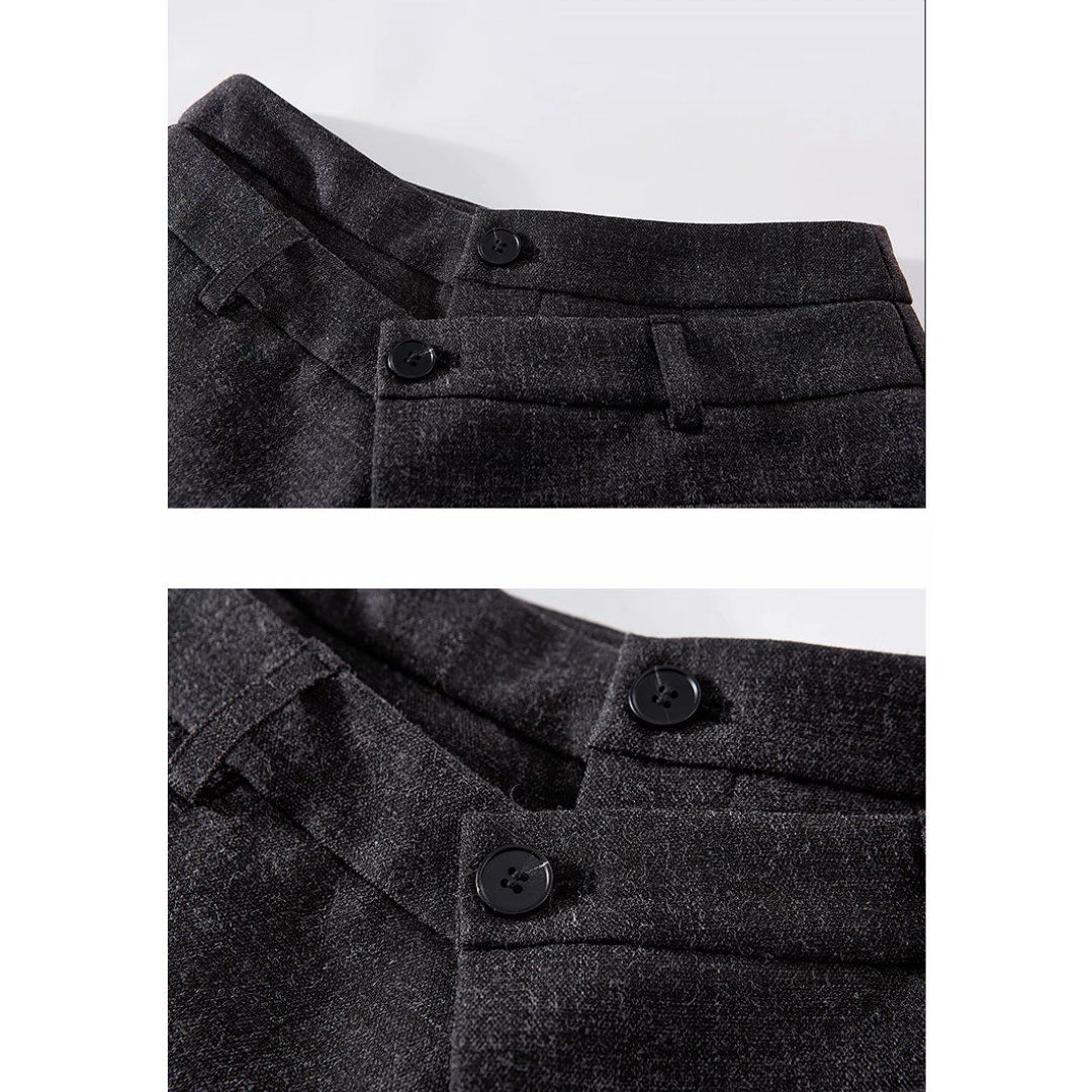 リリーフロントタックデザインパンツ