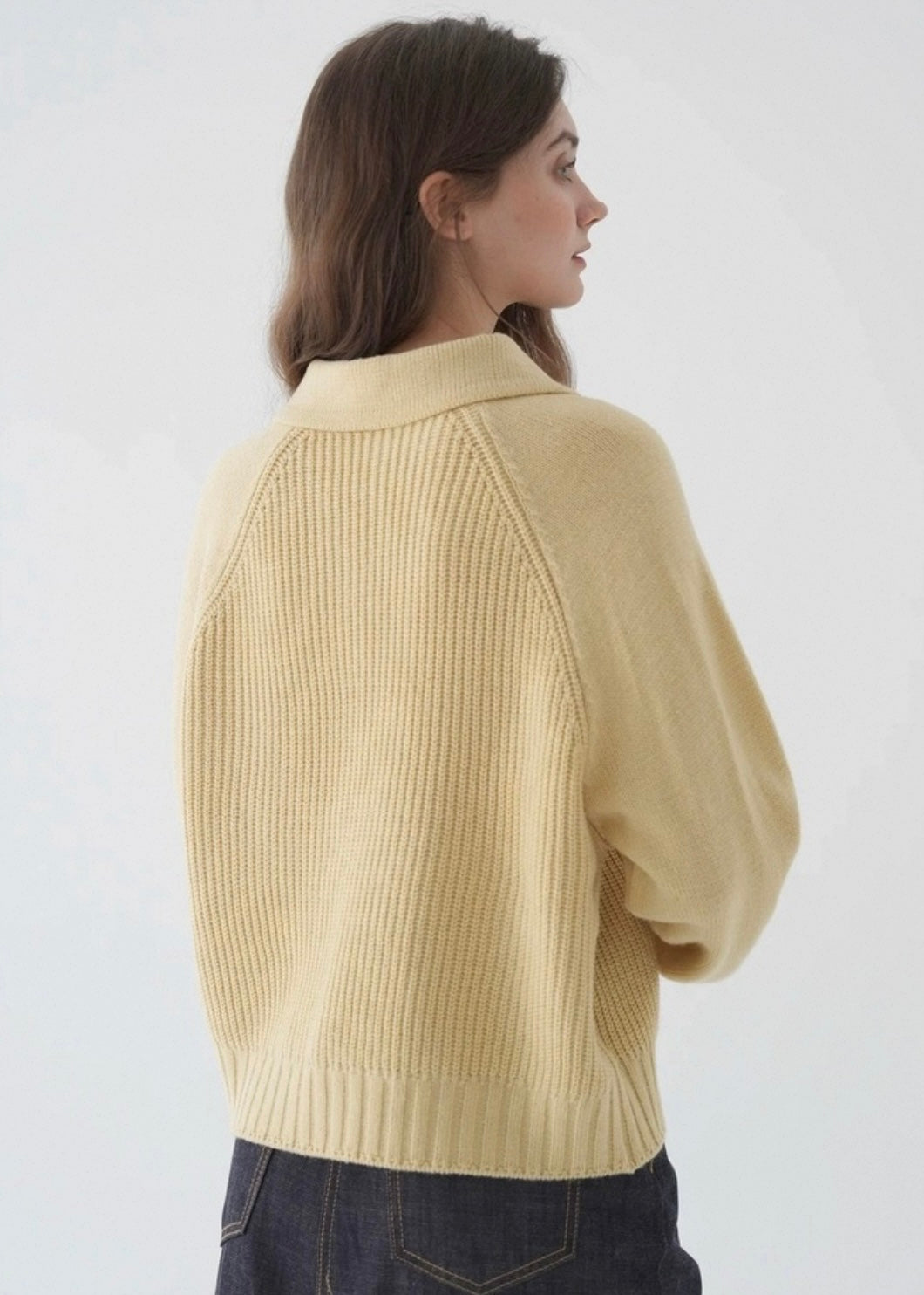 メイベルラウンドカラーカーディガン