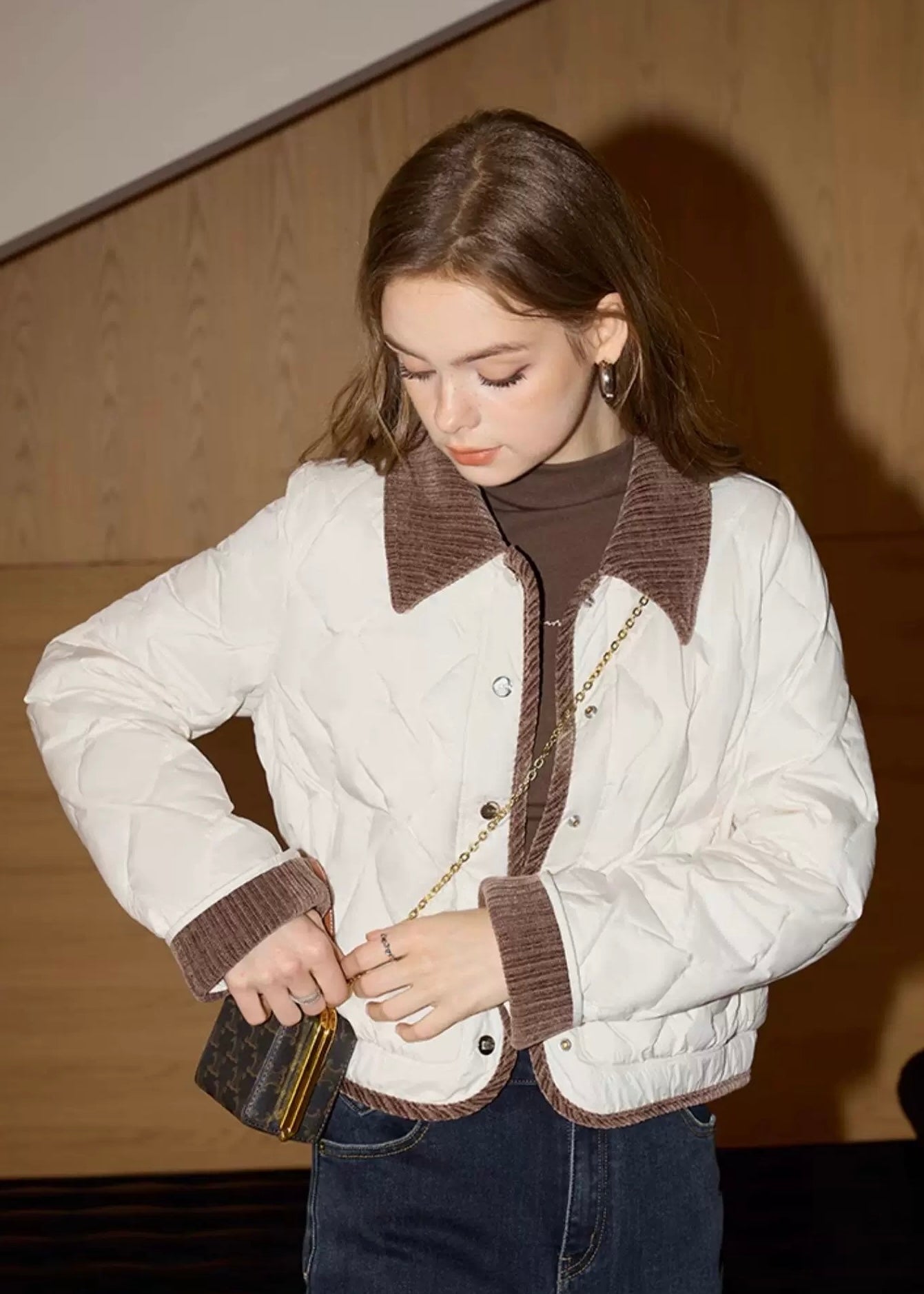 キルトコーデュロイアメリアジャケット