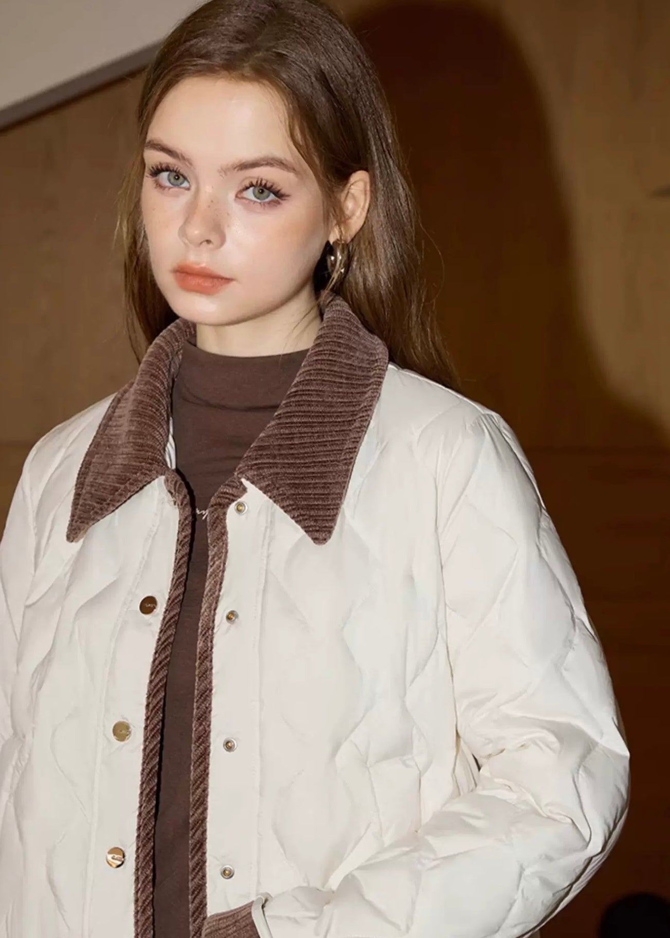 キルトコーデュロイアメリアジャケット