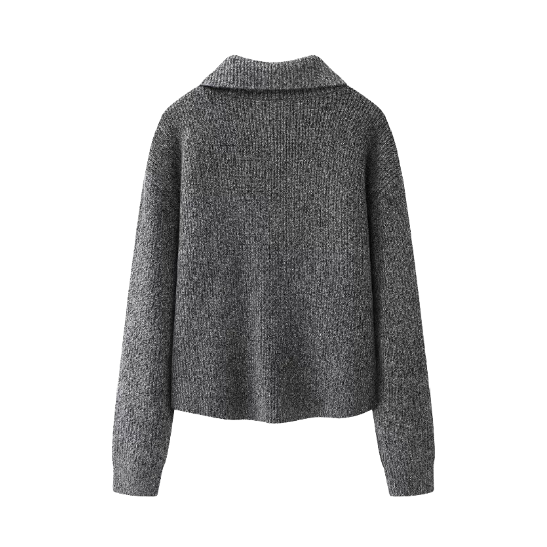 リブメランジソフィーニット