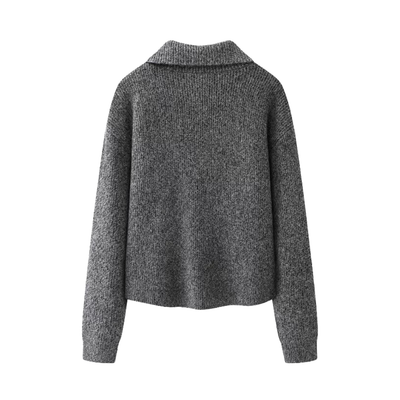 リブメランジソフィーニット