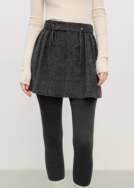 ソフィアウールタックミニスカート