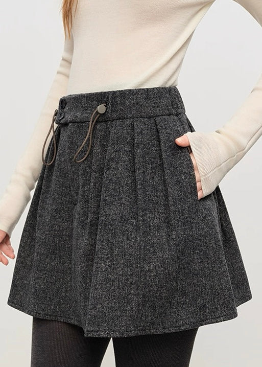 ソフィアウールタックミニスカート