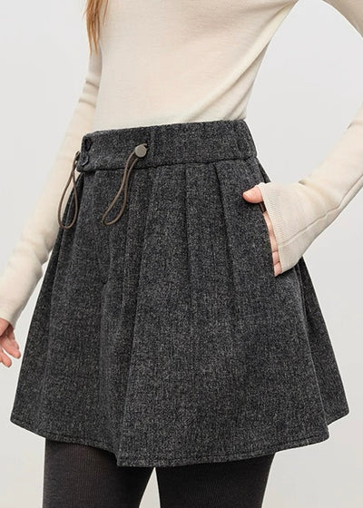 ソフィアウールタックミニスカート