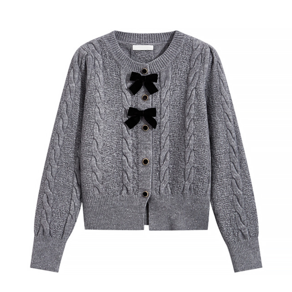 ベロアリボンオリビアカーディガン – IVY golf