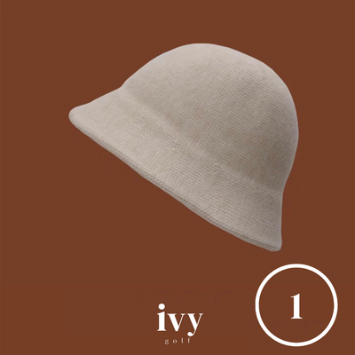 Soft knit bucket hat