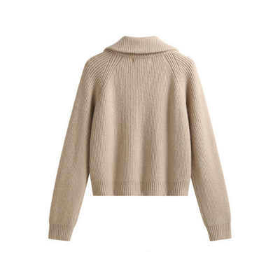 Double zip knit jumper