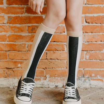 Center line high socks