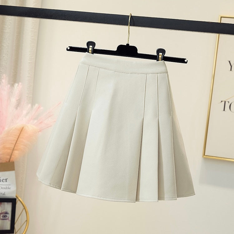 Side pleated skirt